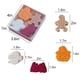 thumbnail image 3 of Juego de 4 difusores de velas de Halloween - velas de cera de soja de calabaza, murciélago, fantasma y esqueleto para decoración y regalos, 3 of 8