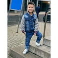 thumbnail image 3 of KIDSCOOL SPACE Baby Ripped Jean,Toddler Elastic Distressed Waist Denim Pants,3-4 Years, 3 of 7