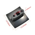 thumbnail image 4 of Utopia Alley HW232PLRB011 Rhonda Contoured Square Cabinet Knob  Oil Rubbed Bronze, 4 of 6