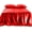 Red, variant on Elegant Comfort Breathable Elastic Cozy Satin Fitted Sheet Set, 4-Piece, Queen, Red