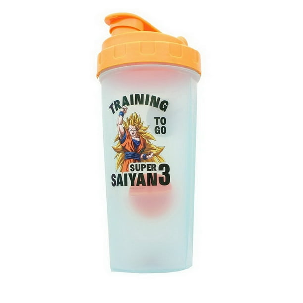 Just Funky Dragon Ballz Super Saiyan Goku Gym Shaker Bottle Walmart 