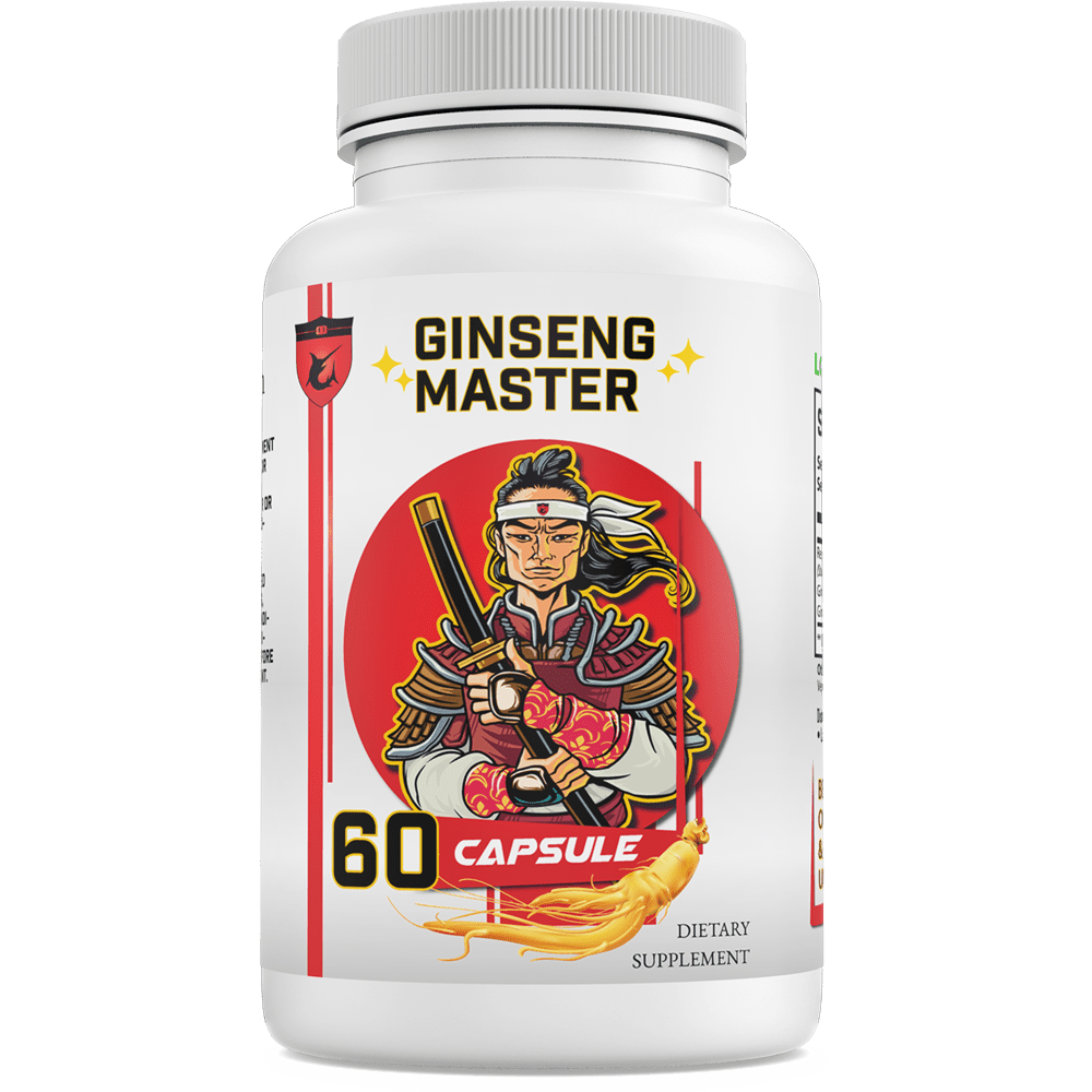 ⚔️ Ginseng Master! Ginseng Supplement with Gingko Biloba & Red Korean