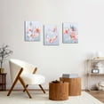 thumbnail image 4 of Furnster Modern Floral & Butterfly Canvas Prints 12"x16" x 3Pcs Framed Wall Art Decor Pictures, High-Definition Home Office Decoration, Perfect Gift Idea, 4 of 8