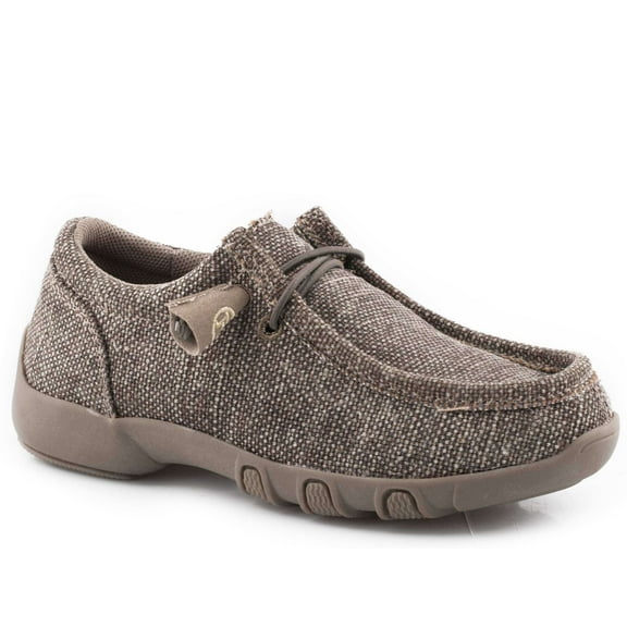Roper Boys 09-018-1791-2865 Kids  Chillin  Canvas Casual Shoe 11 Brown
