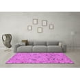 thumbnail image 3 of Ahgly Company Indoor Square Abstract Purple Modern Area Rugs, 8' Square, 3 of 4
