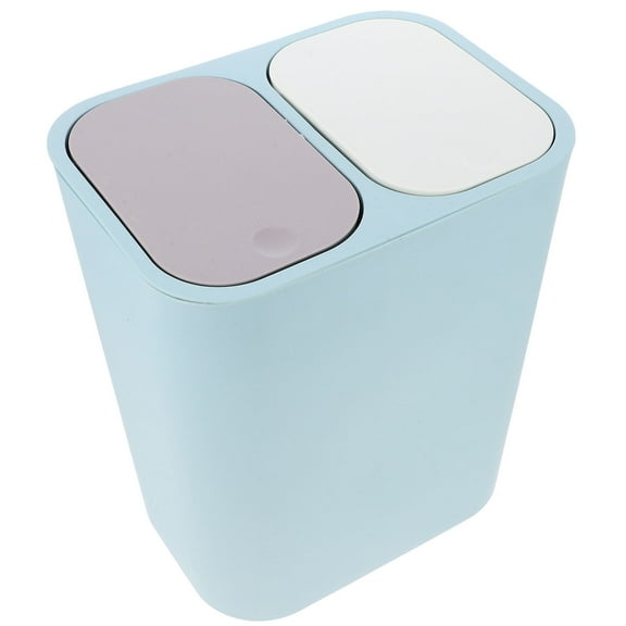 PTOOTP Home Storage Trash Can with Sky and Wet Separation, and Practical Waste Bin for Kitchen and Bathroom