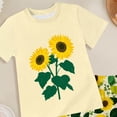 thumbnail image 4 of Toddler Baby Girl Clothes Cute Summer Short Sleeve T-Shirt Tops Shorts Clothes Sets Baby Girl Outfits,Toddler Sizes 6-12 Months 12-24 Months 2t 3t 4t 5t 6t 7t 8t 9t Children 7-8 Years, 4 of 4