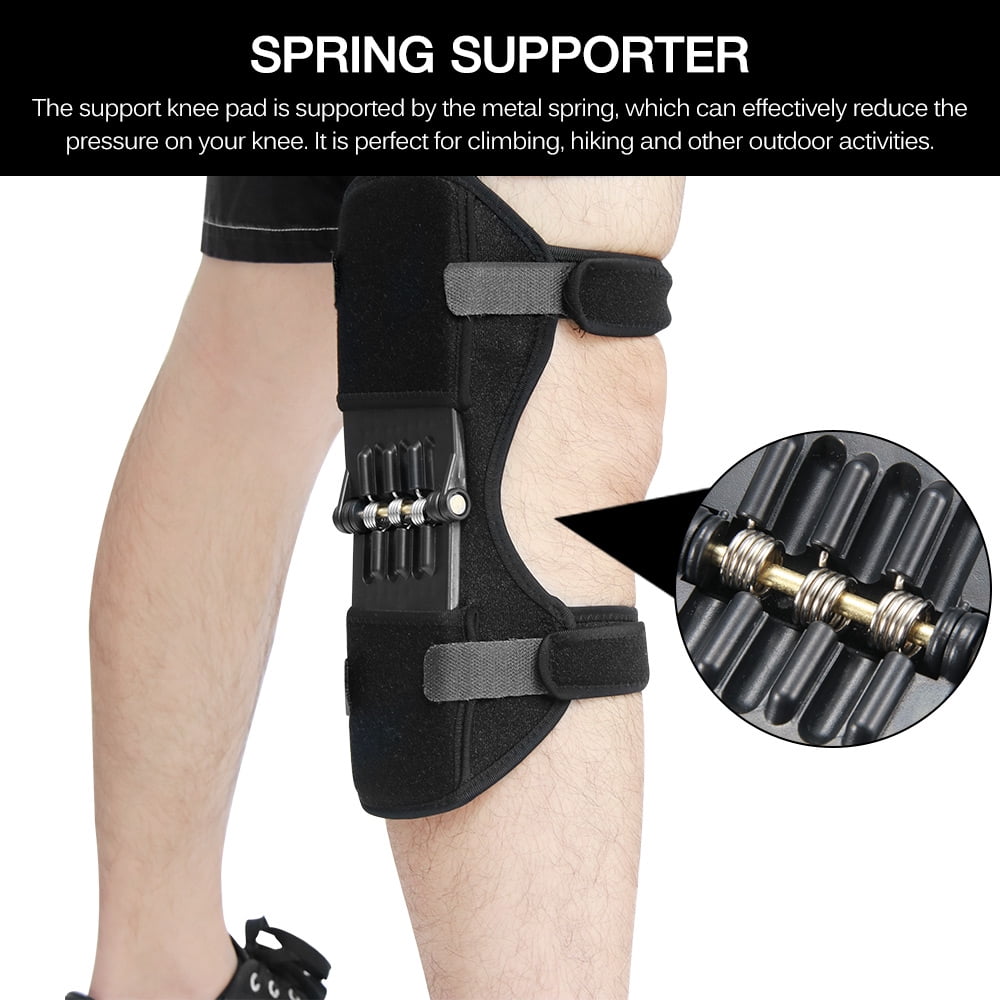 Details about   2 Pcs Joint Support Knee Pads Non-slip Power Lift Refound Spring Force Booster U 