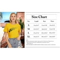 thumbnail image 4 of XCHQRTI Dandelion Shirts for Women Graphic Tshirts Short Sleeve Summer Tunic Tees, 4 of 6