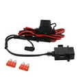 thumbnail image 2 of 1x Motorcycle USB Charger SAE to USB Cable Adapter  For Phone GPS Tablets, 2 of 14