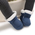thumbnail image 7 of Baby Girls Boys Snow Boots, Toddler Infant Soft Sole Winter Warm Prewalker Newborn Outdoor Shoes, 7 of 7