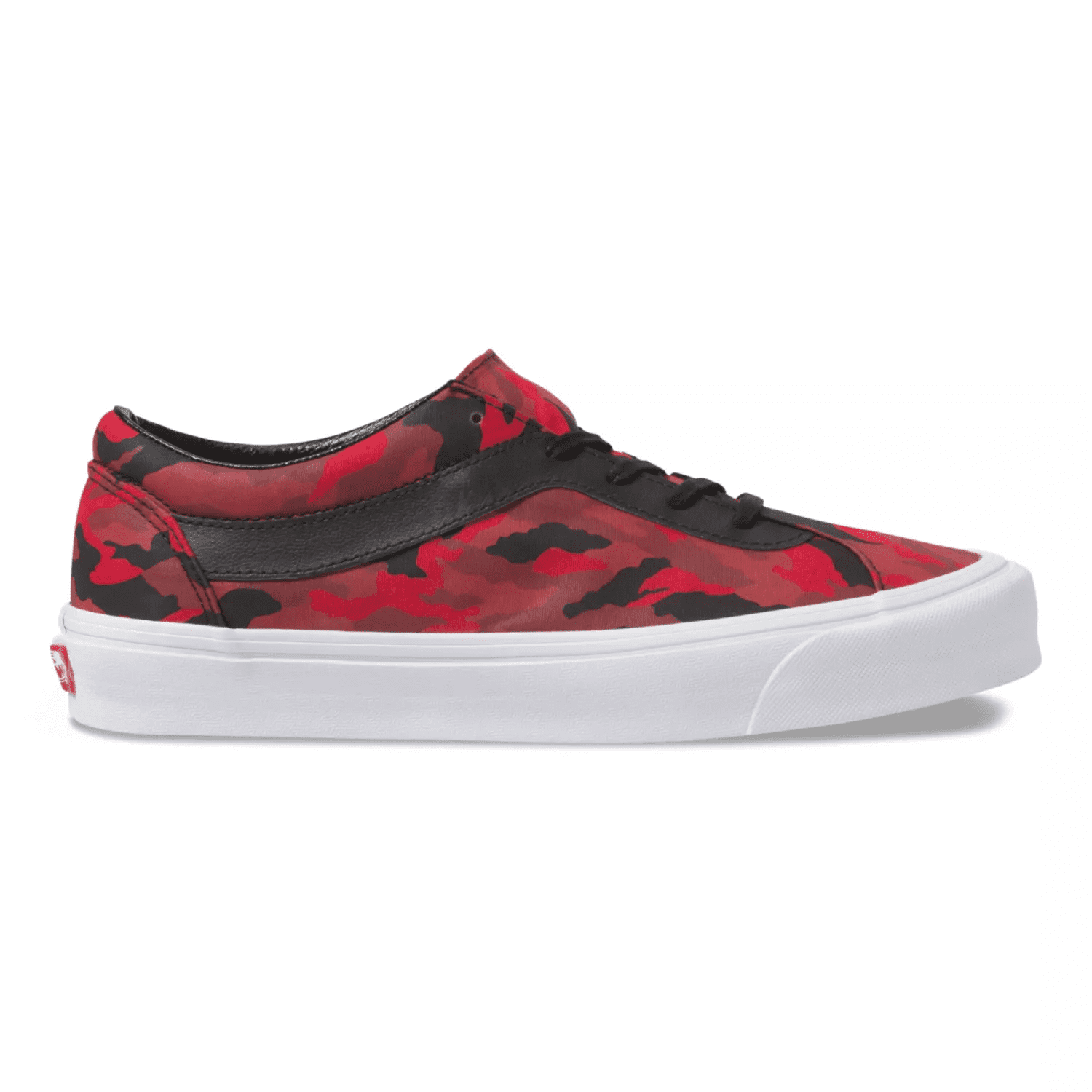 red and black vans mens