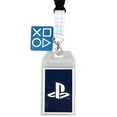 thumbnail image 2 of PlayStation Lanyard with Clear ID Sleeve and Keychain, 2 of 3