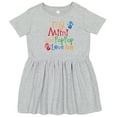 thumbnail image 3 of Inktastic Mimi and Poppop Love Me Girls Toddler Dress, 3 of 5
