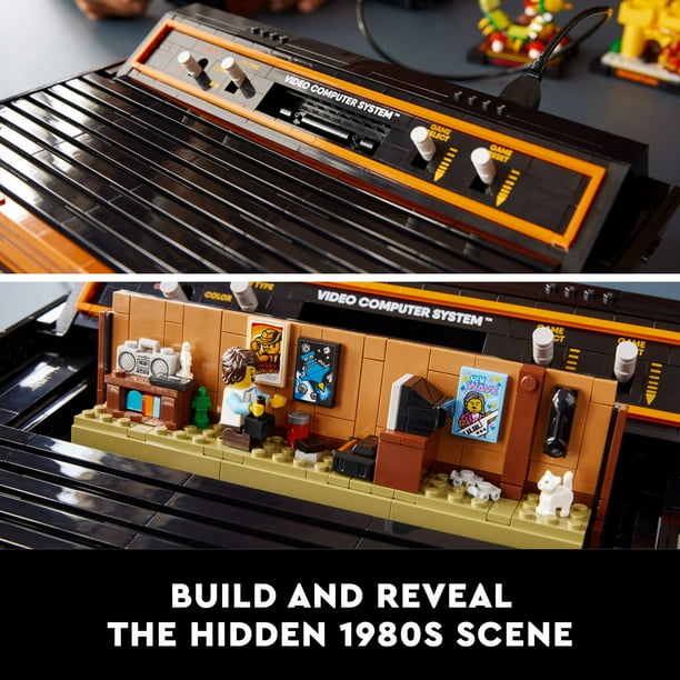 LEGO Retro Game Parts for 80s Hotel Game Room Decor - Walmart