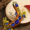 thumbnail image 7 of Eoperou Vintage Reptile-shaped Brooch Exquisite Faux Crystal Pin Animal Shape Men Clothes Badge Fashion Accessories, 7 of 7