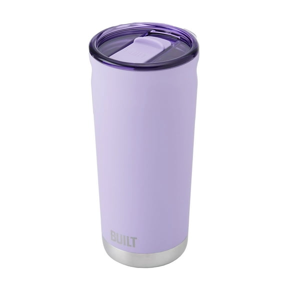 BUILT Torrent 20 oz Double-Wall Insulated Stainless Steel Tumbler Water Bottle, Lavender