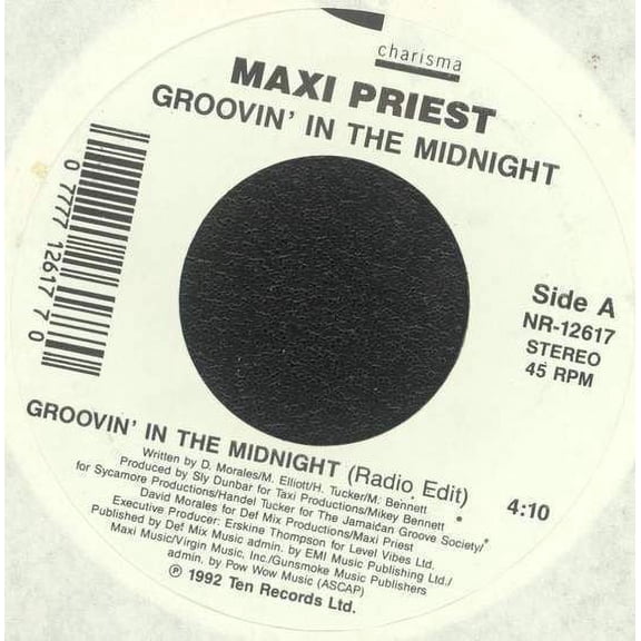 Maxi Priest - Groovin' In The Midnight - 7"