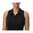 thumbnail image 3 of Xidunhg Women's Sleeveless Tank Top Golf Polo Shirts Summer Sports Athletic Fashionable Workwear-Quick Dry Black M, 3 of 8