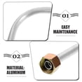 thumbnail image 3 of VERDANVERSE 2pcs Pneumatic Tubing Pipe Hose Aluminum Replacement Part Compressor Exhaust for Garage Use, 3 of 8