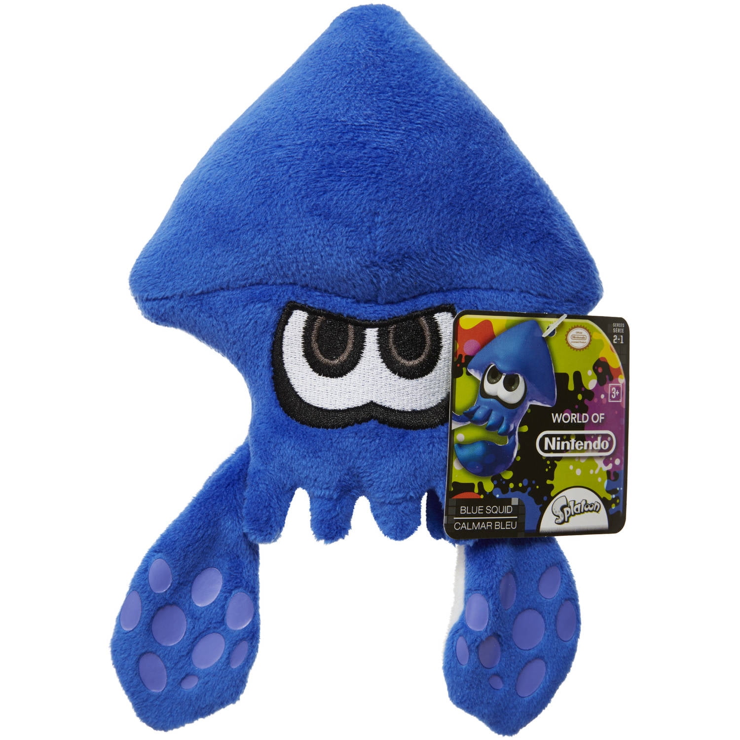 Mario Bros U Plush Blue Squid - Walmart.com