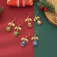 thumbnail image 2 of Yoyauz Christmas Earrings Women's Christmas Bow Gift Box Lightweight Earrings Cute Christmas Party Jewelry Gifts, 2 of 7