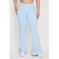 thumbnail image 3 of Women's Plus Size Stretchy High Waisted Flare Leg Pants, 3 of 4