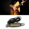 thumbnail image 4 of Acoustic Guitar Pickup Folk Guitars Punching Free Bayonet 12 Hole Magnetic Black, 4 of 4