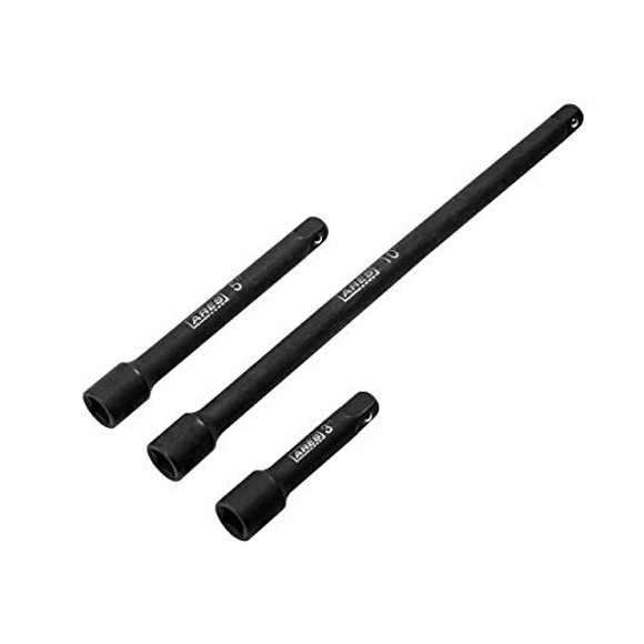 ARES 70032-3/8-Inch Drive Impact Extension Bar Set - 3-Inch, 5-Inch, and 10-Inch Laser Etched Socket Extensions Expand the Ran