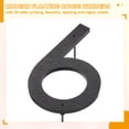thumbnail image 3 of Uxcell Black House Number, House Address Numbers Sign Large Floating Number 6, 3 of 6