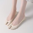 thumbnail image 3 of Low Cut Socks Tabis Socks,Split Two Toe Socks Cotton Sandals Socks Casual Not Show Socks Antis Slip Flipes Flop Socks, 3 of 19