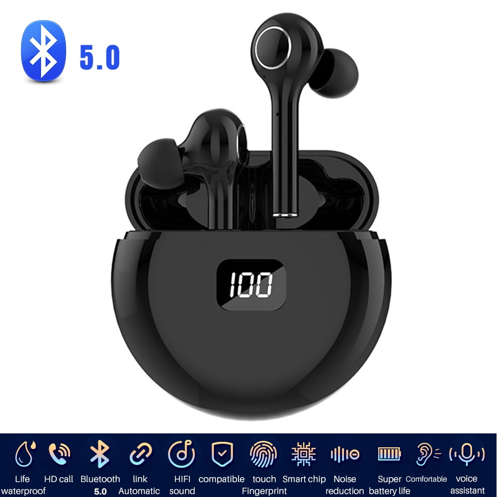 Bluetooth Earbuds Bluetooth 5.0 Sweatproof Wireless Earbuds Long