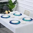 thumbnail image 7 of Coolnut Blue Butterfly Round Placemats Washable Placemats Non-Slip Heat-Resistant Table Place Mats for Dining Kitchen Holiday Party Table 15.4"-6PCS Home Decor, 7 of 7