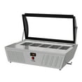 thumbnail image 6 of 39 in. Countertop Ice Cream Display Freezer with Curved Glass Top and 5 Pans, 6 of 17