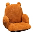 thumbnail image 1 of Bearachild Cojín de asiento de silla de estilo de dibujos animados, almohada de felpa y transpirable para glúteos, almohadas lavables para Decoración del hogar tipo 4 55x40x40cm, 1 of 6