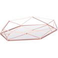 thumbnail image 3 of Bathroom Hexagonal Mirror Cosmetic Jewelry Storage Box, 3 of 5