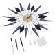 thumbnail image 1 of Decoración del reloj, reloj de pared Reloj de pared creativo moderno Reloj colgante moderno Artesanía superior, 1 of 8