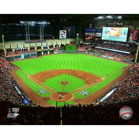 World Series Panoramic Photo - Minute Maid Park Game 5 of the 2017 World Series Photo Print