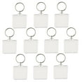 thumbnail image 2 of 10 Piezas Llavero Insertar fotografía Claro Cuadrado Yotijar Llavero acrílico, 2 of 10