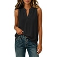 thumbnail image 6 of Sheghy Tank Tops 100%Cotton Women's Solid Color Sleeveless V-Neck Casual Cotton-Linen Top, 6 of 8