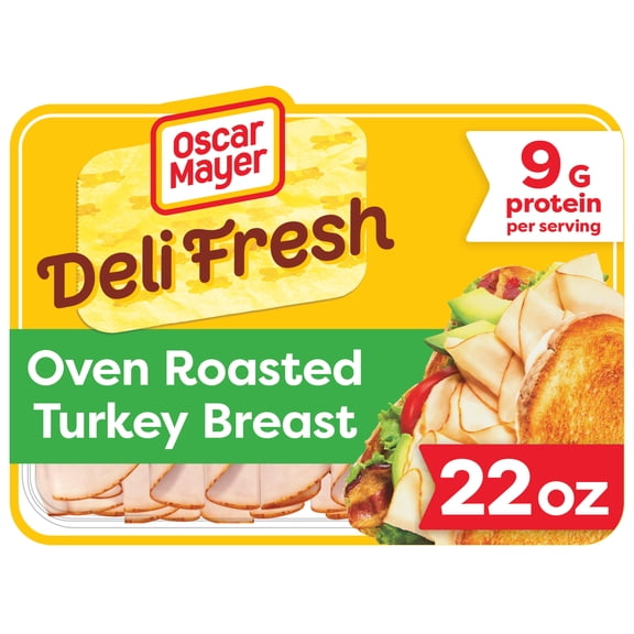 Oscar Mayer Deli Fresh Oven Roasted Turkey Breast, 22 oz Mega Pack