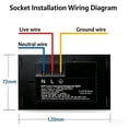 thumbnail image 3 of Melery US Smart Outlet - WIFI Tuya 15A 30W USB TYPE-C, Touch Control Wireless Remote Works with Smart Home Assistants, 3 of 7