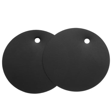 Uxcell 100pcs Waterproof Shipping Tags, PVC Metal Eyelet Durable Label Tear Resistant Blank Tag Black