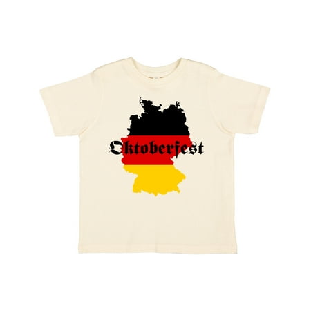 

Inktastic Oktoberfest Germany Map Flag Gift Toddler Boy or Toddler Girl T-Shirt