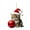 E, variant on 2 Pcs Grey Tabby Cat Christmas Ornament, Lovable Acrylic 2D Decoration, Pet Themed Holiday Christmas Tree Decor for Cat Lovers, Friends, Family
