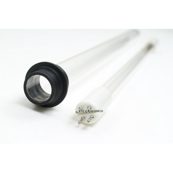 LSE Lighting Combo Package compatible UV Bulb 12972 and Sleeve 12982 for Danner 20W