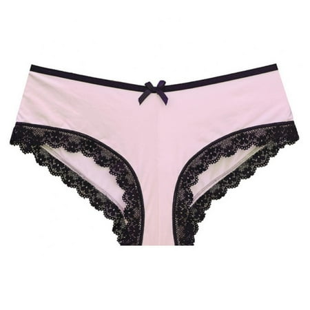 

Linen Purity Womens Lace Trim Panties Floral Lace Underwear Plus Size Hipster Panty for Ladies Breathable Soft Stretch Panty Underpants XS-2XL
