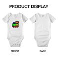 thumbnail image 3 of Train Cartoon Cute Baby Bodysuit Boy Girl Unisex Baby Clothes, 3 of 5