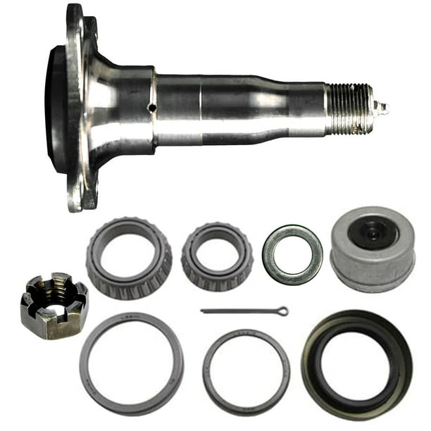 84 WeldOn Spindle Kit With Flange for 3500 lb Trailer Axles 1 3/4