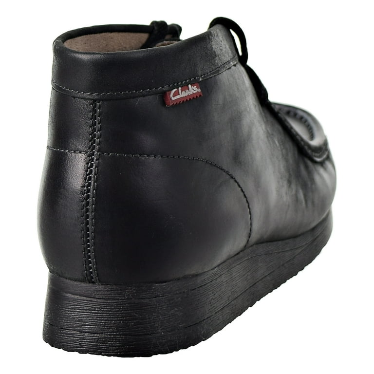 Clarks stinson black hot sale